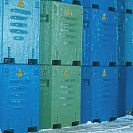 Некоторые аспекты обеспечения радиационной безопасности при временном хранении радиоактивных отходов в невозвратных защитных контейнерах в легких хранилищах ангарного типа